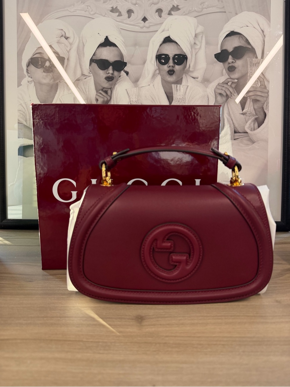BNIB Gucci Blondie Medium Top Handle Bag